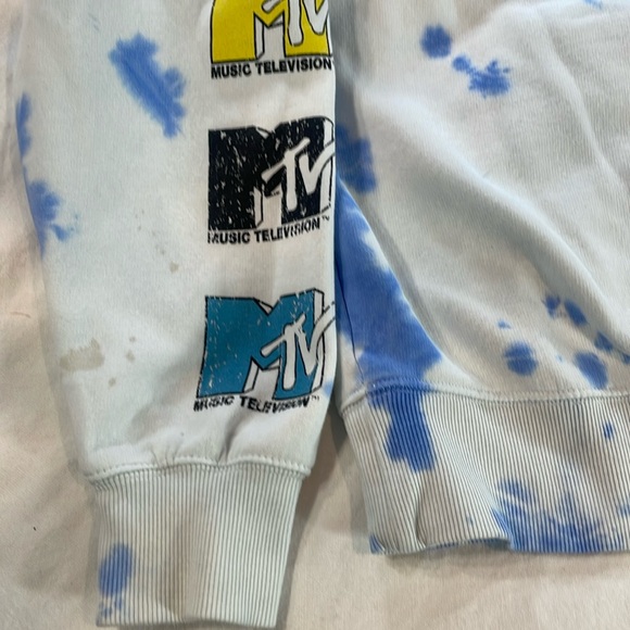 MTV Men’s Tie-dye Hoodie Music Television Size Medium - Picture 10 of 10